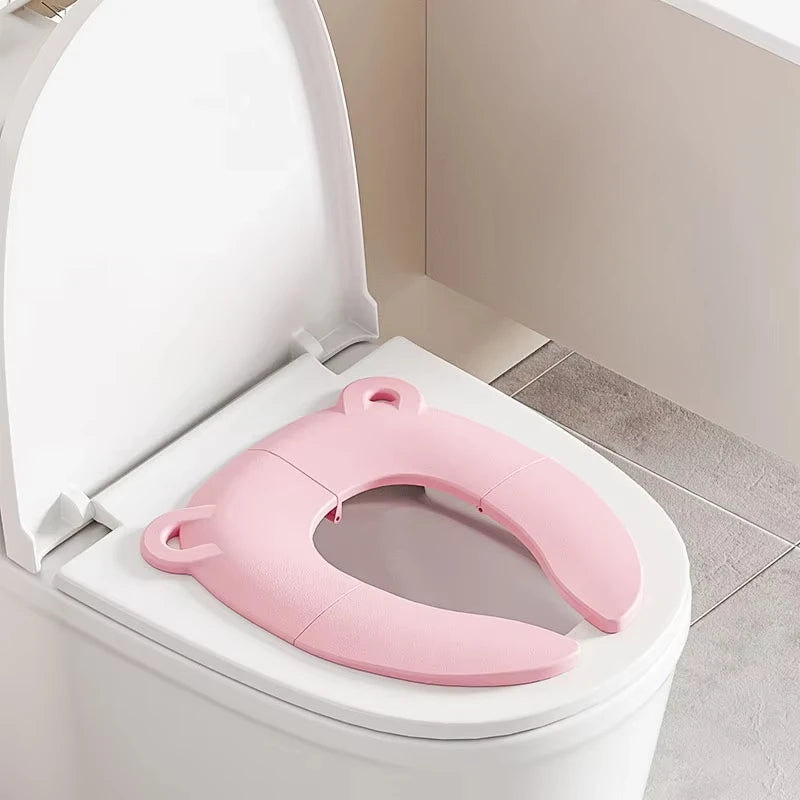 Portable Kids Toilet Seat – Soft, Travel-Friendly Cushion
