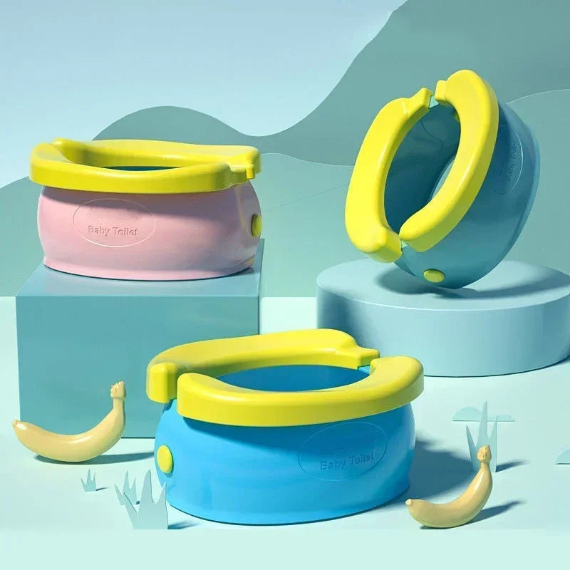 Foldable Banana-Shaped Travel Potty for Toddlers