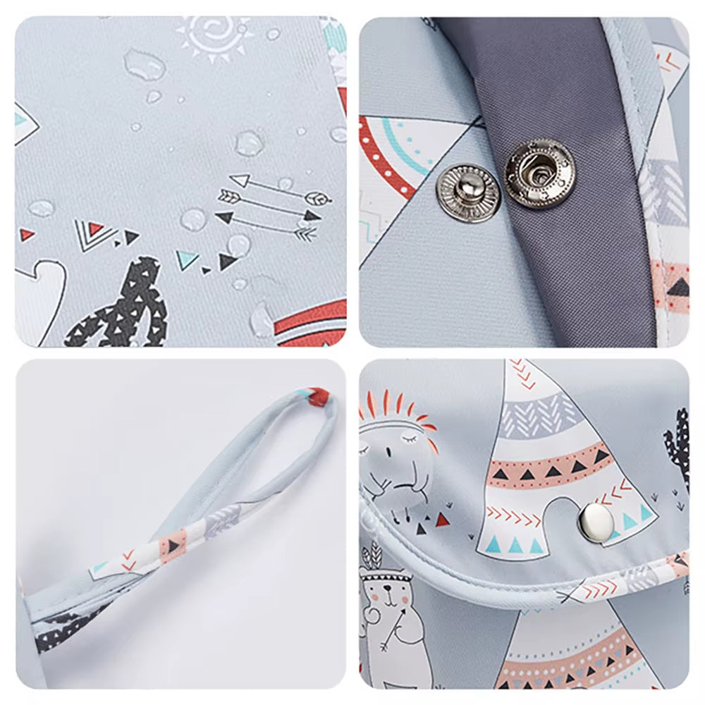 Reusable Waterproof Diaper Organizer – Compact & High Capacity