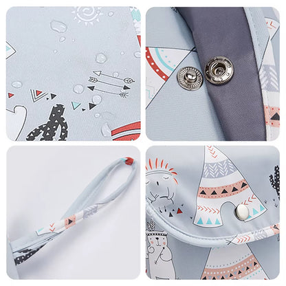 Reusable Waterproof Diaper Organizer – Compact & High Capacity