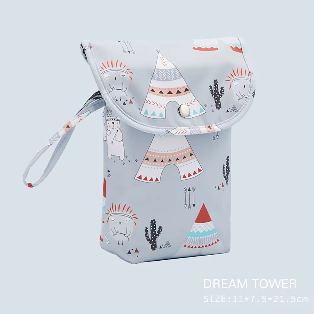 Reusable Waterproof Diaper Organizer – Compact & High Capacity