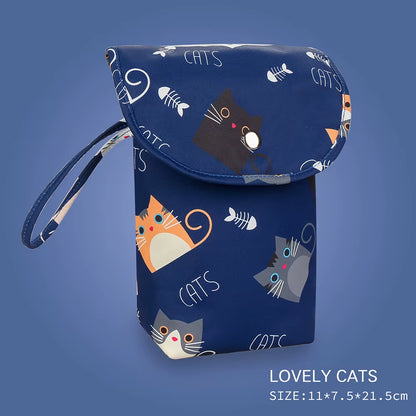 Reusable Waterproof Diaper Organizer – Compact & High Capacity