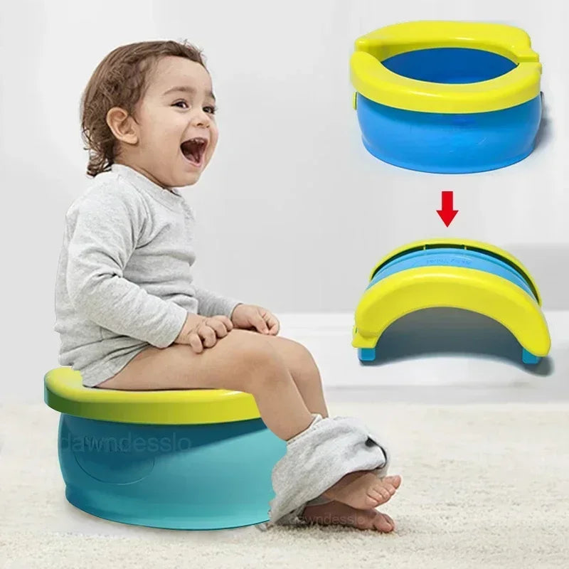 Foldable Banana-Shaped Travel Potty for Toddlers