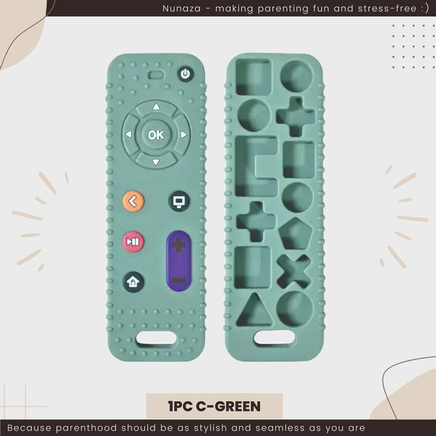 Baby Teething Remote –  Sensory Friendly