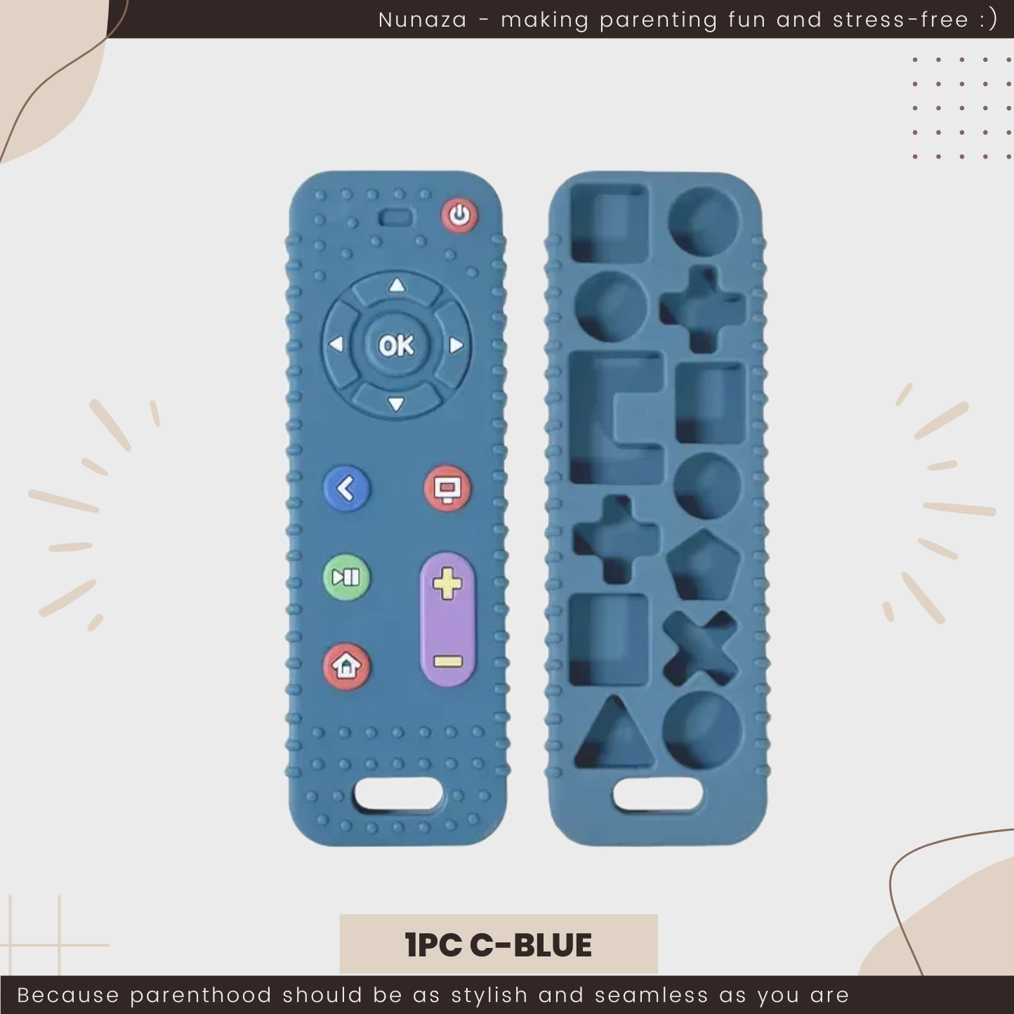 Baby Teething Remote –  Sensory Friendly