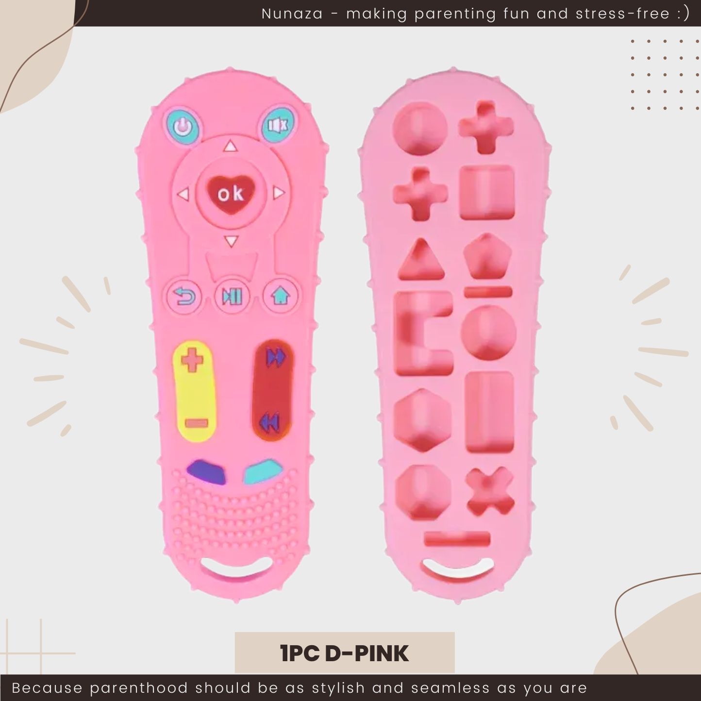 Baby Teething Remote –  Sensory Friendly