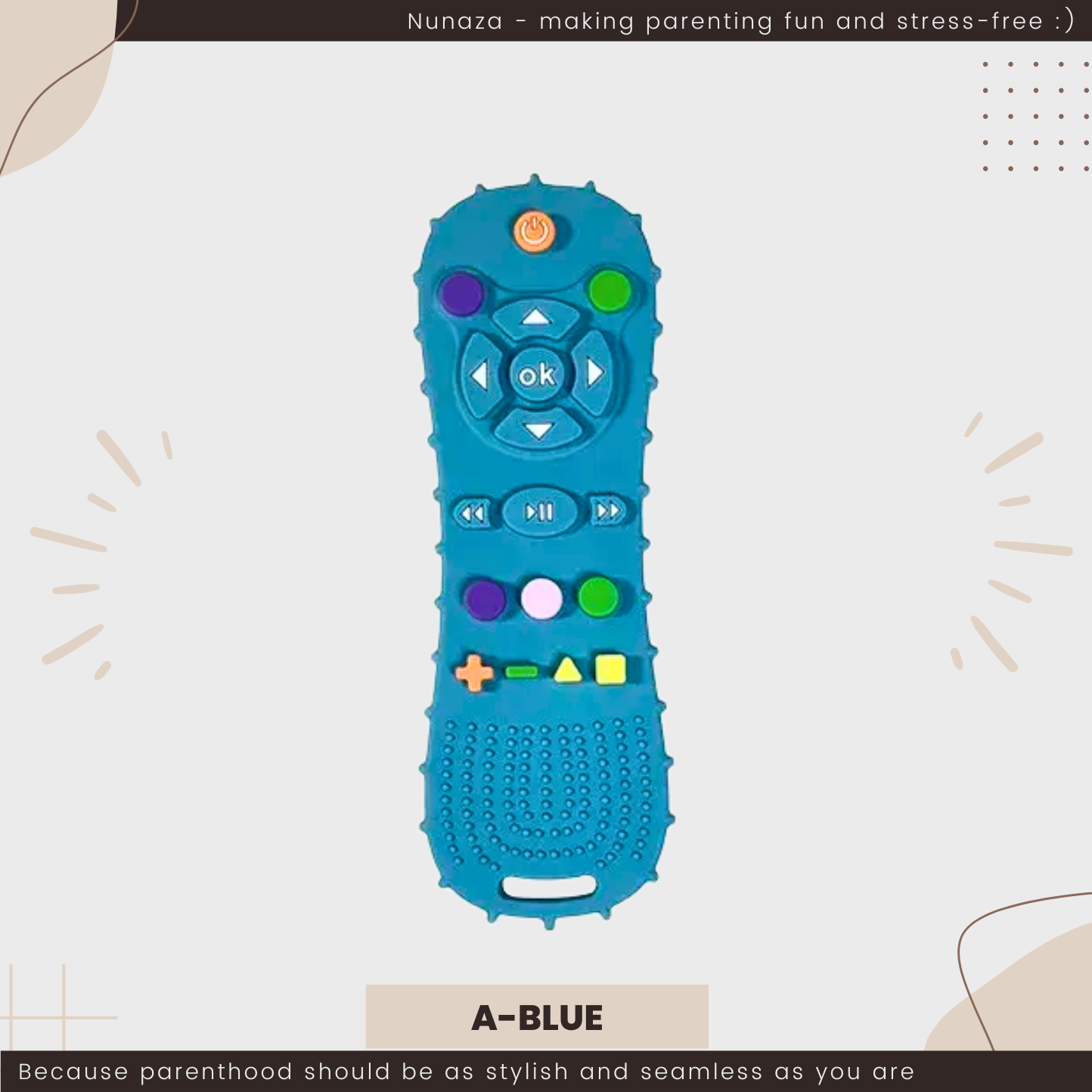 Baby Teething Remote –  Sensory Friendly