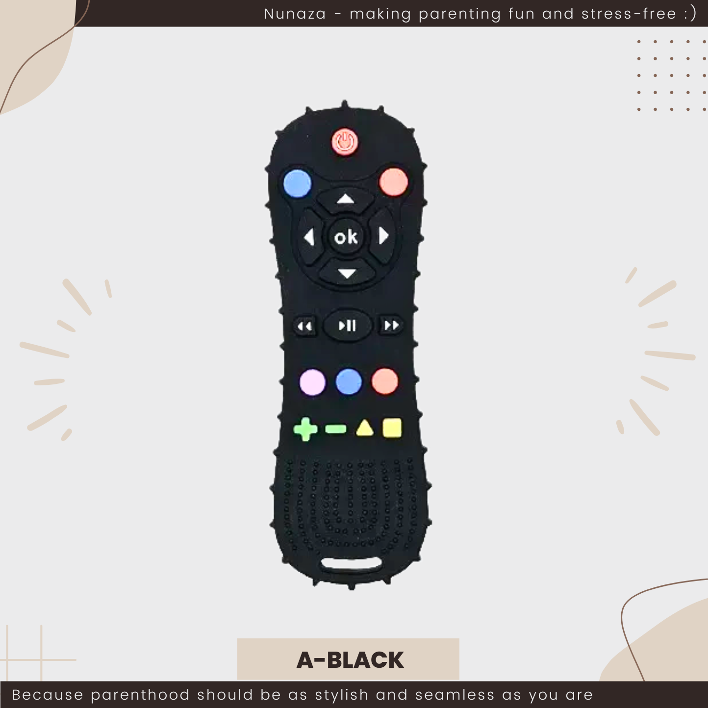 Baby Teething Remote –  Sensory Friendly