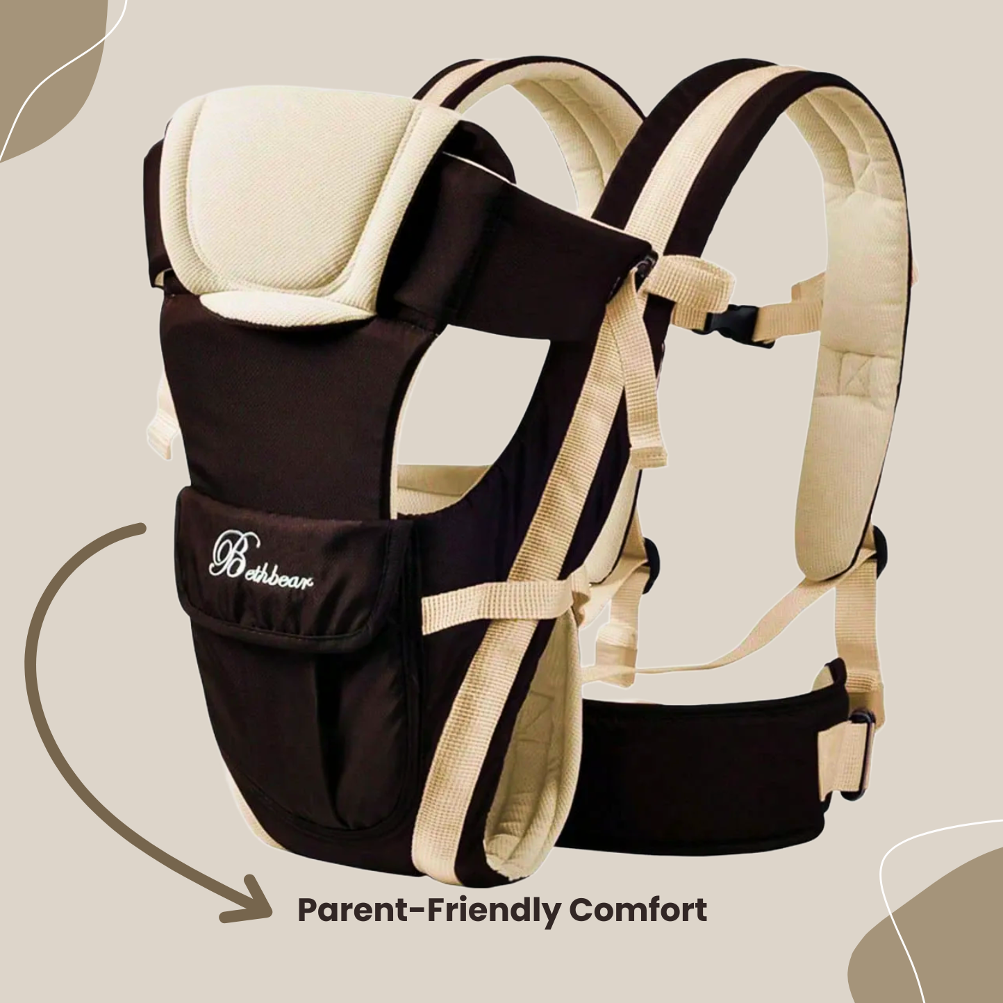 4-in-1 Ergonomic Baby Carrier Sling – Newborn to Toddler