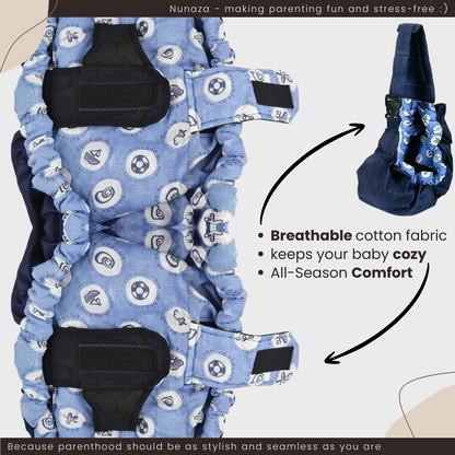 Newborn Cotton Baby Carrier Sling – Breathable Front Carry Wrap