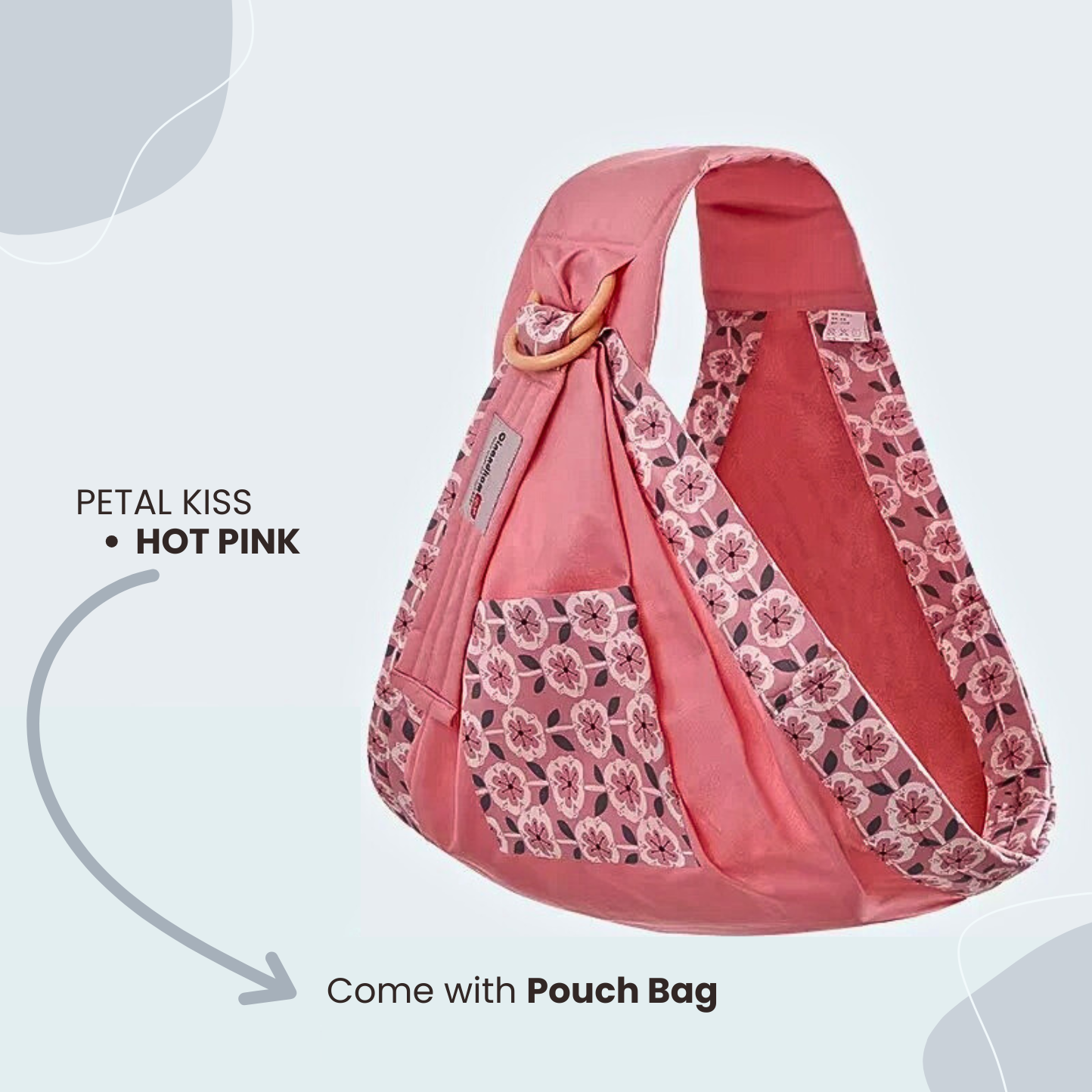 Baby Wrap Ring Sling & Nursing Cover – Breathable Cotton Mesh for Newborn to Toddler