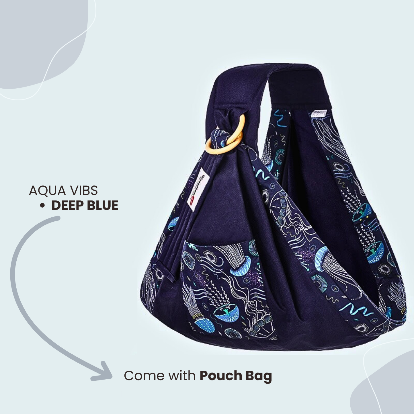 Baby Wrap Ring Sling & Nursing Cover – Breathable Cotton Mesh for Newborn to Toddler