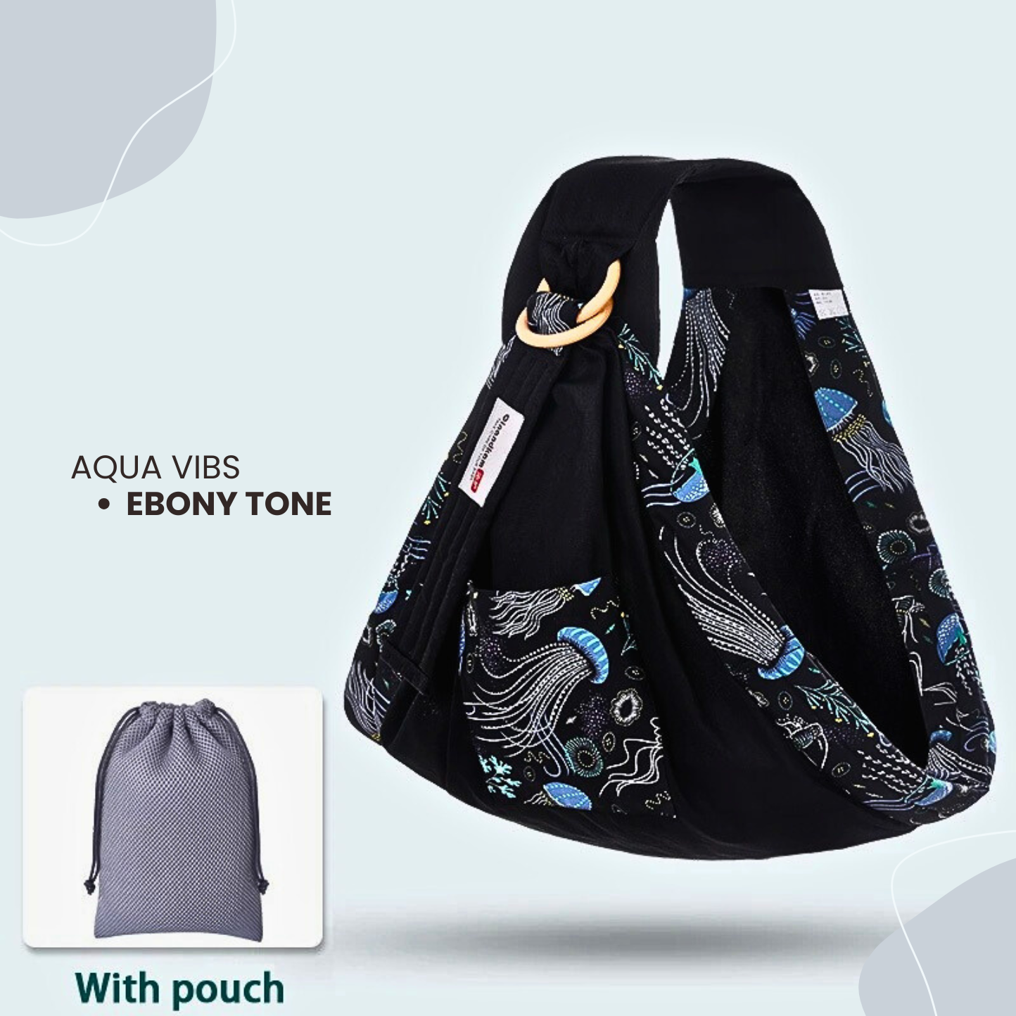 Baby Wrap Ring Sling & Nursing Cover – Breathable Cotton Mesh for Newborn to Toddler