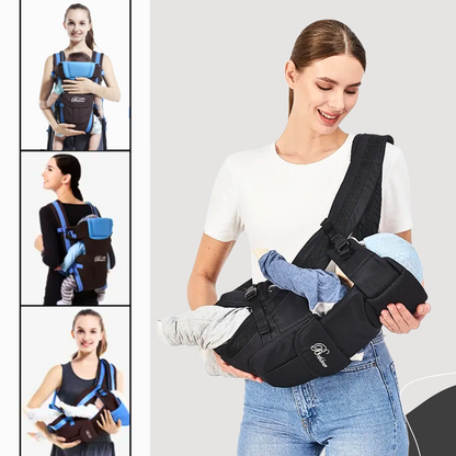 4-in-1 Ergonomic Baby Carrier Sling – Newborn to Toddler