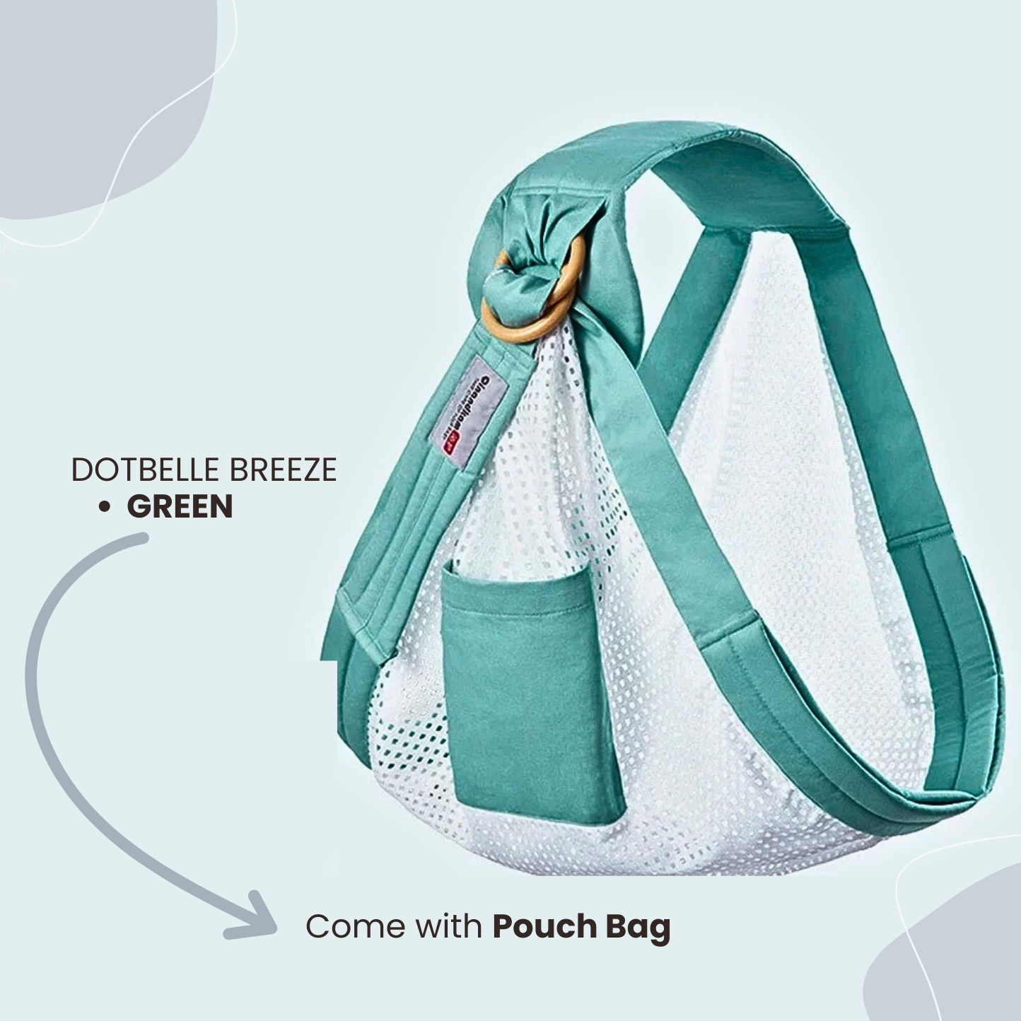 Baby Wrap Ring Sling & Nursing Cover – Breathable Cotton Mesh for Newborn to Toddler