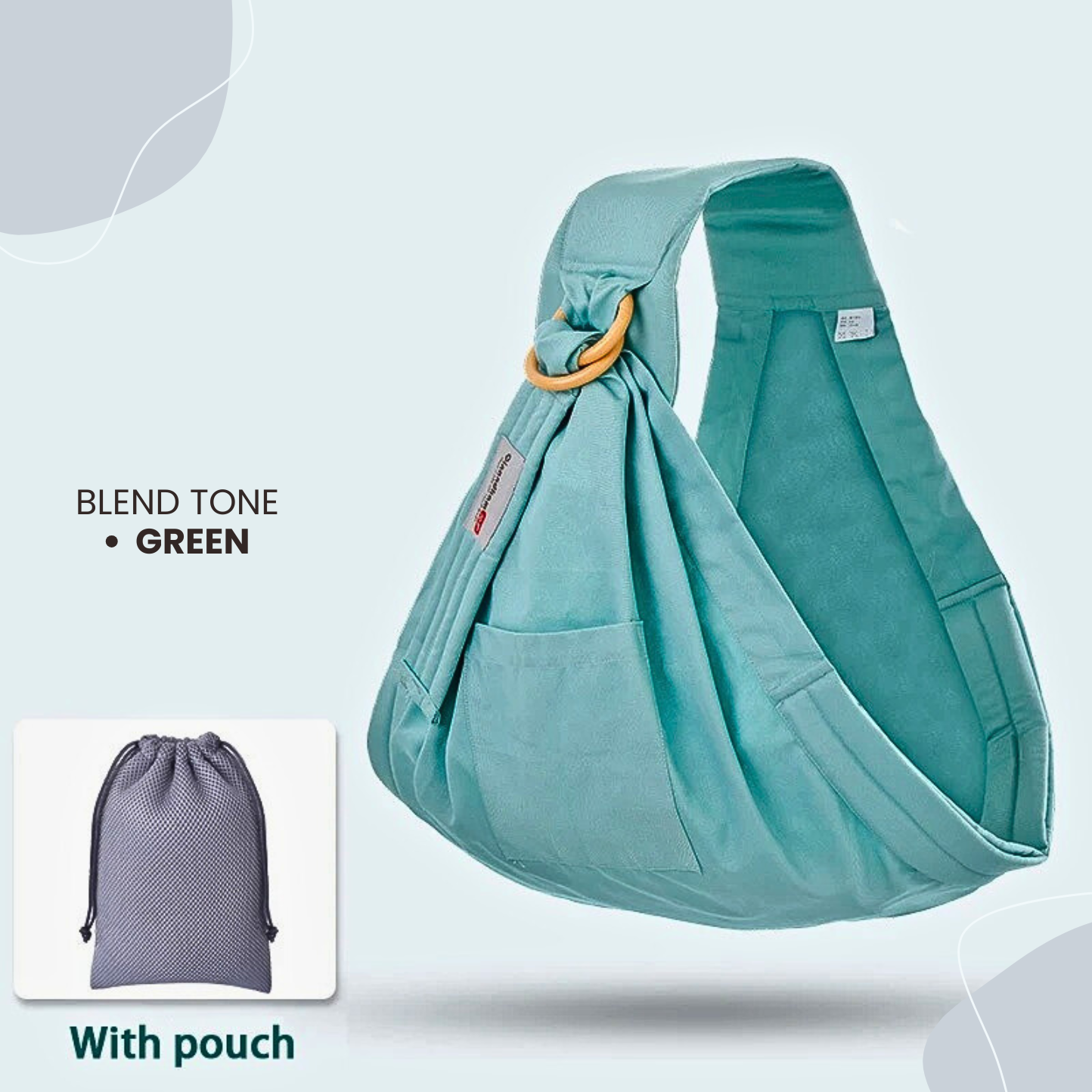 Baby Wrap Ring Sling & Nursing Cover – Breathable Cotton Mesh for Newborn to Toddler