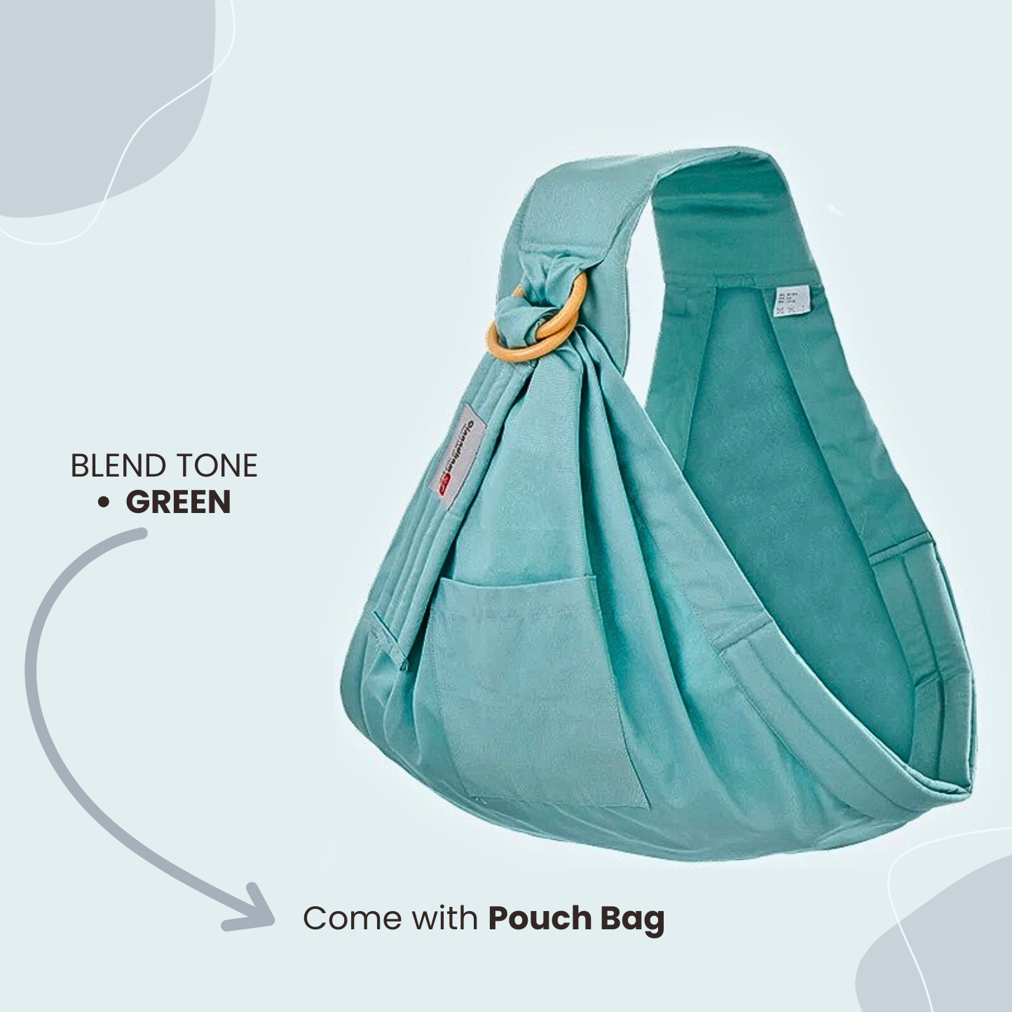 Baby Wrap Ring Sling & Nursing Cover – Breathable Cotton Mesh for Newborn to Toddler