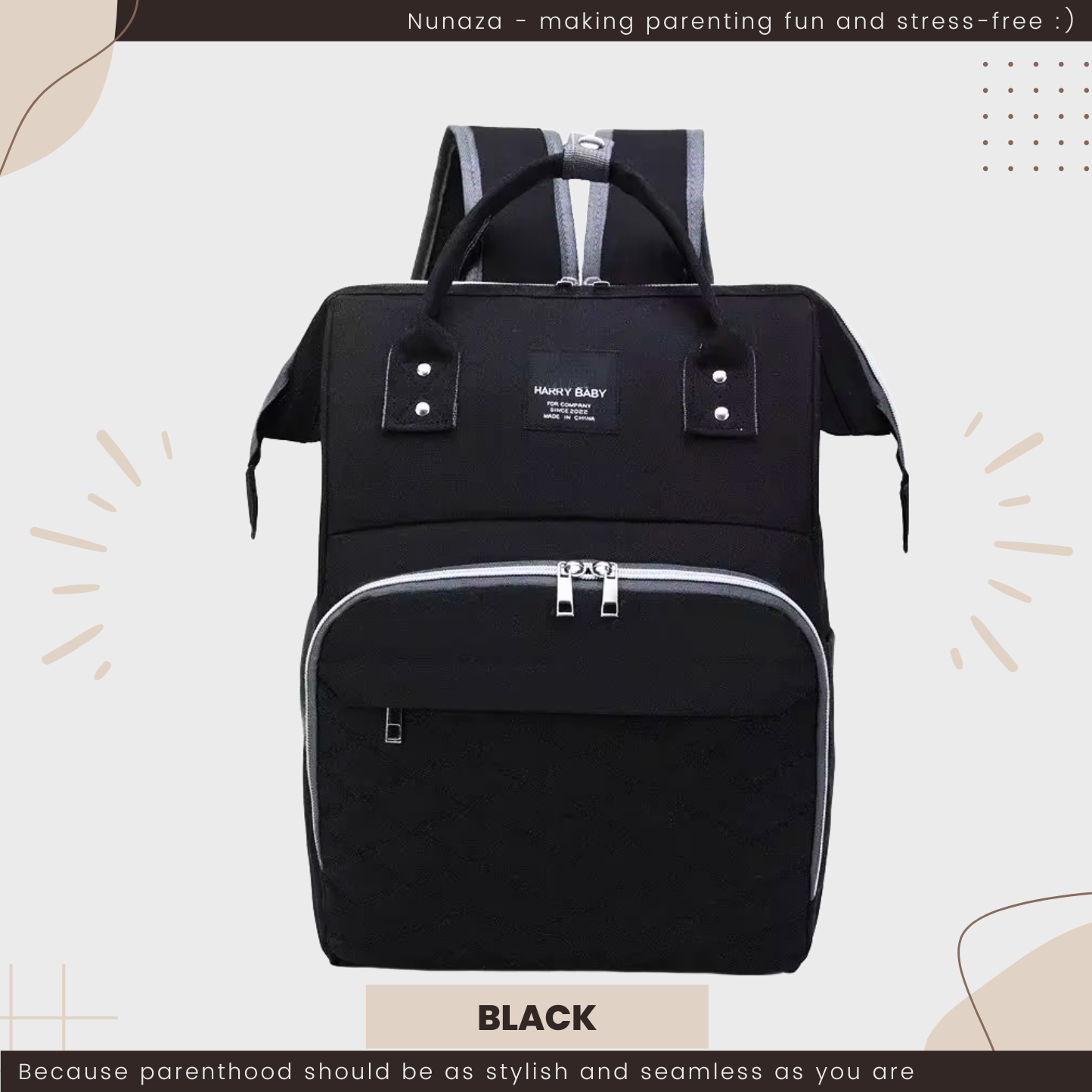 Babies Diaper Bag Backpack with USB Port