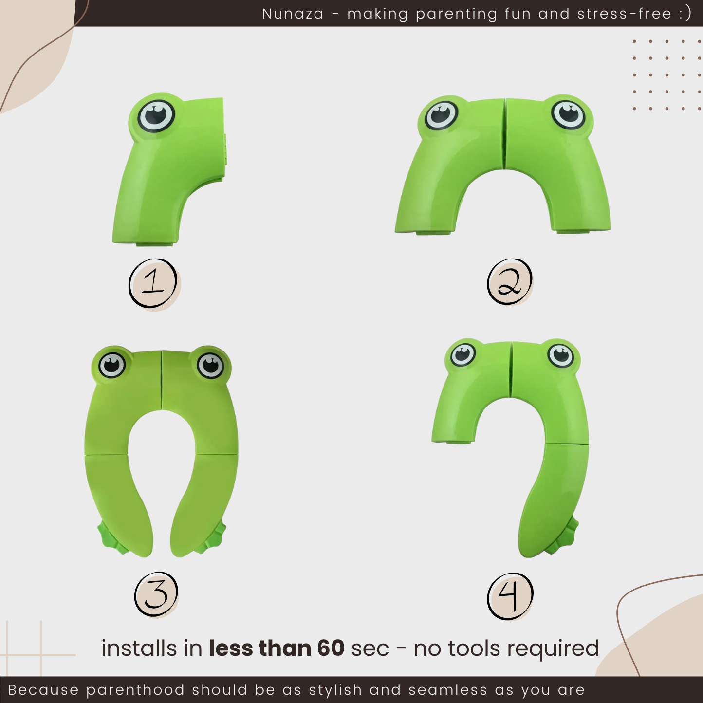 Portable Folding Toilet Seat for Toddlers