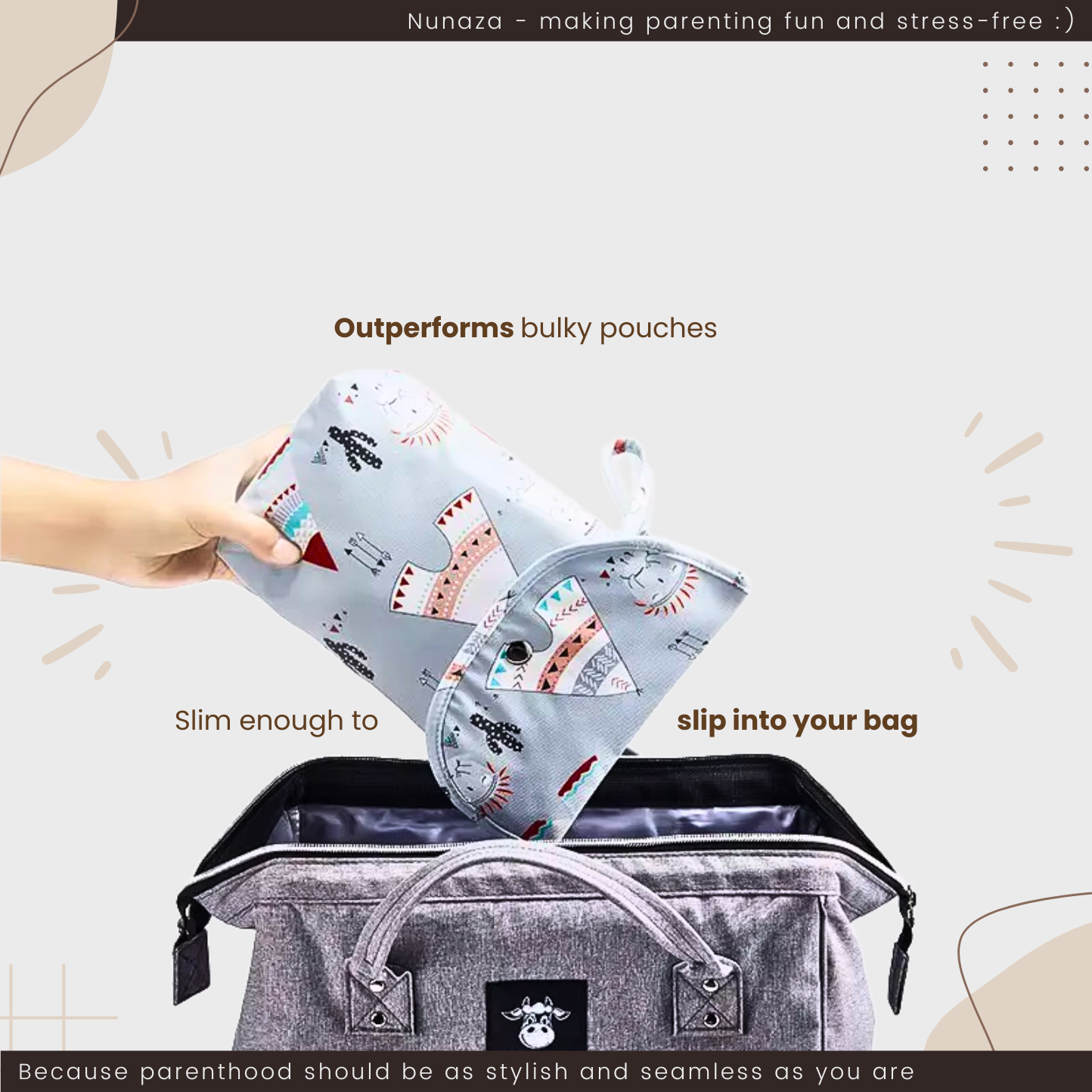 Waterproof Diaper Bag Pouches Organizer