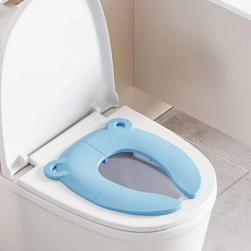 Portable Kids Toilet Seat – Soft, Travel-Friendly Cushion