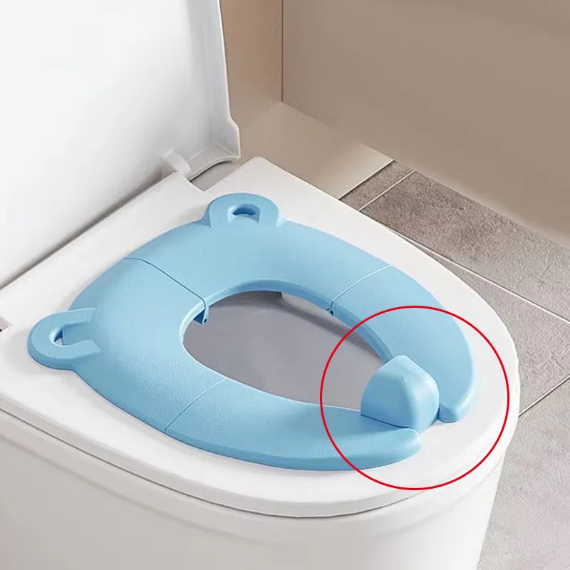 Portable Kids Toilet Seat – Soft, Travel-Friendly Cushion
