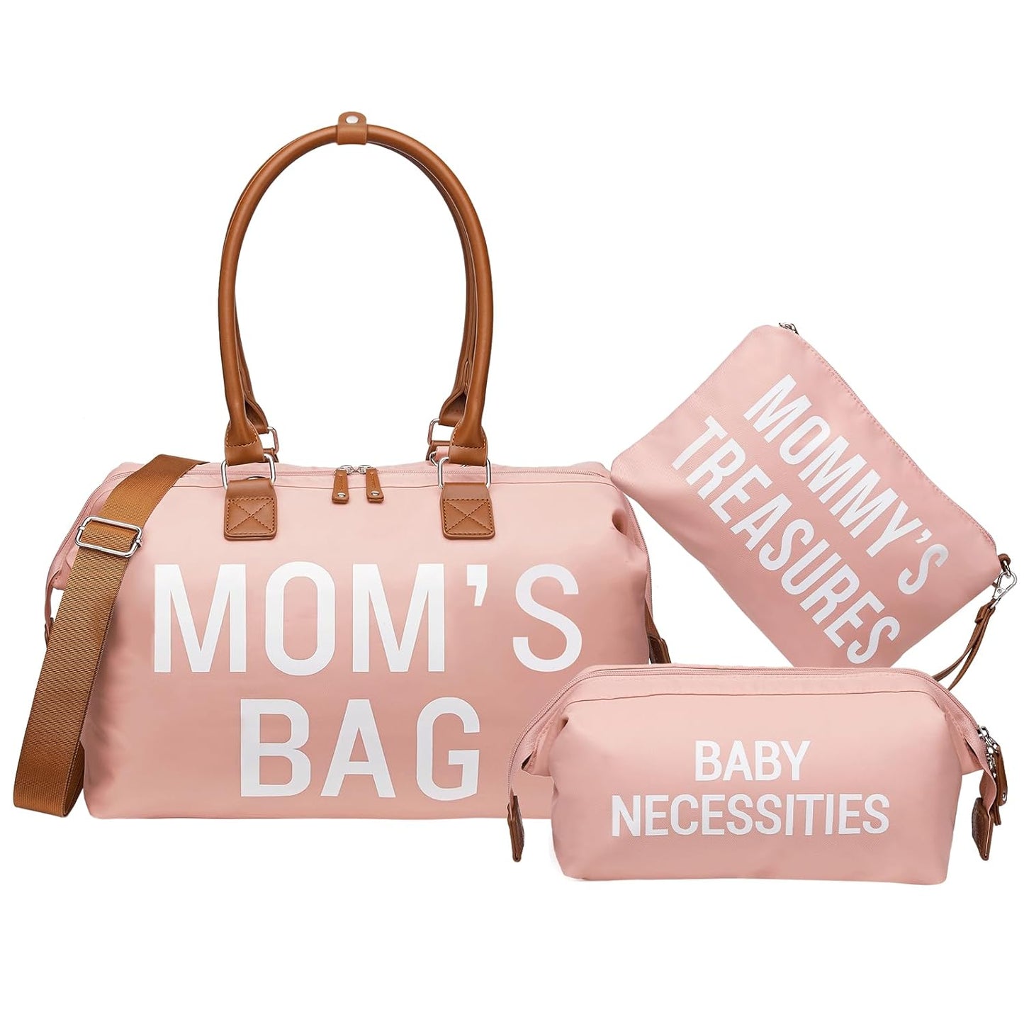 Nunaza ALL-IN-ONE 6pcs Large Diaper Bag Tote – Your Ultimate Travel Companion for Parenthood