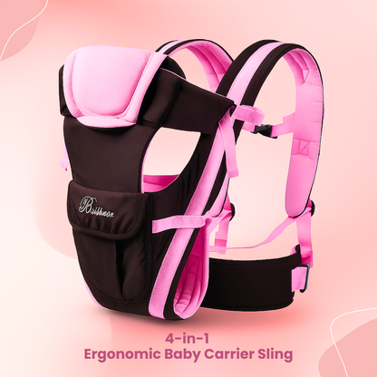 4-in-1 Ergonomic Baby Carrier Sling – Newborn to Toddler