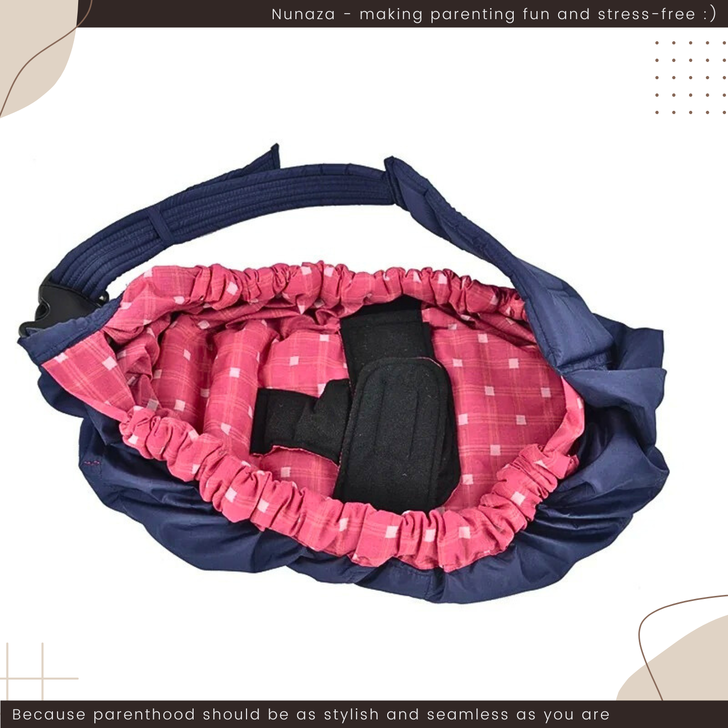 Newborn Cotton Baby Carrier Sling – Breathable Front Carry Wrap