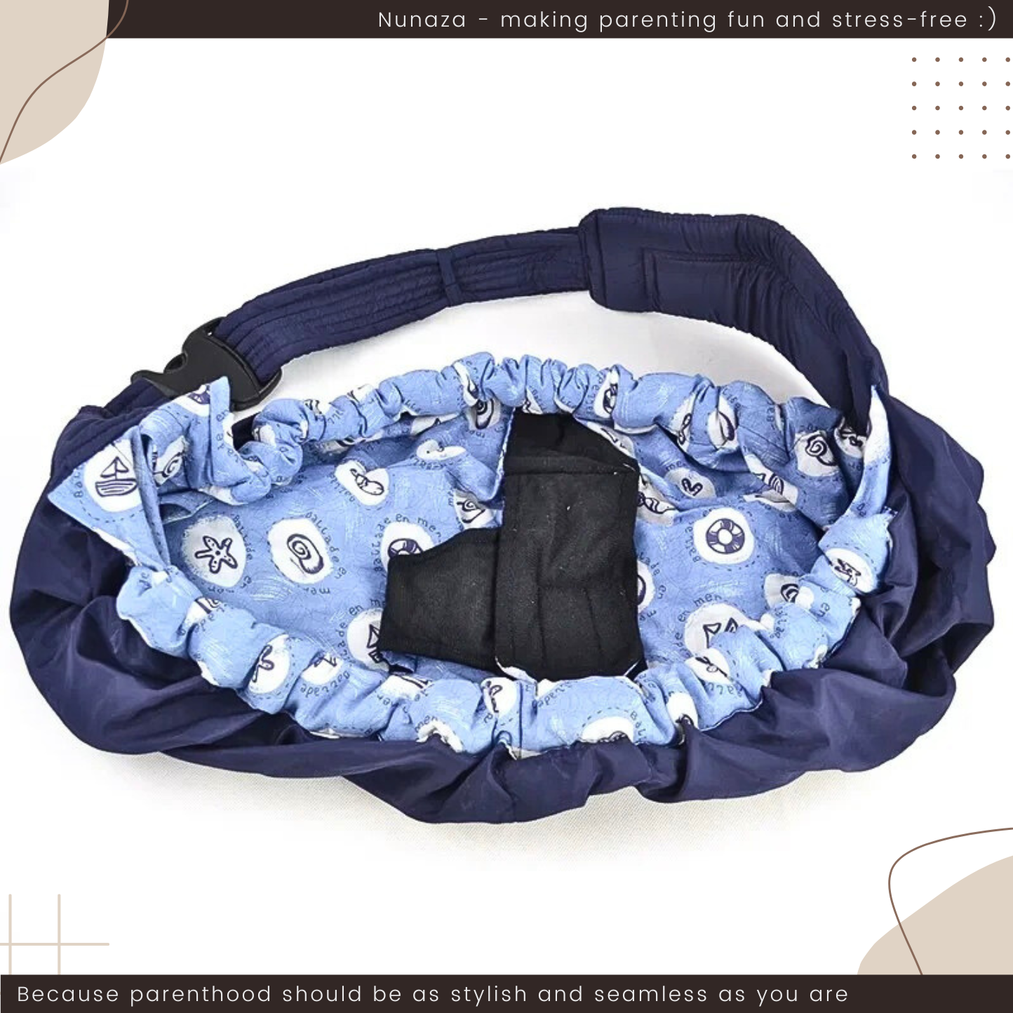 Newborn Cotton Baby Carrier Sling – Breathable Front Carry Wrap