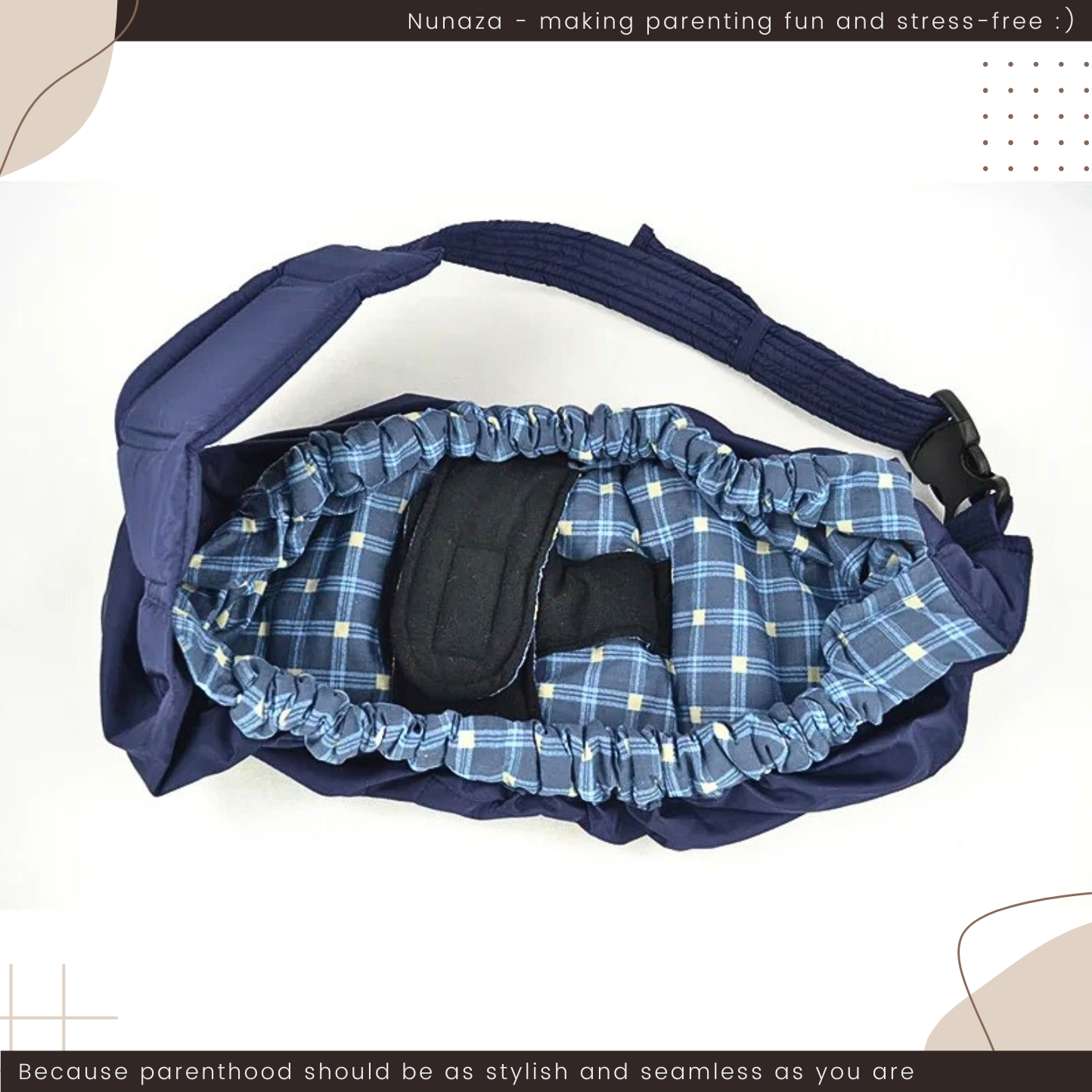 Newborn Cotton Baby Carrier Sling – Breathable Front Carry Wrap