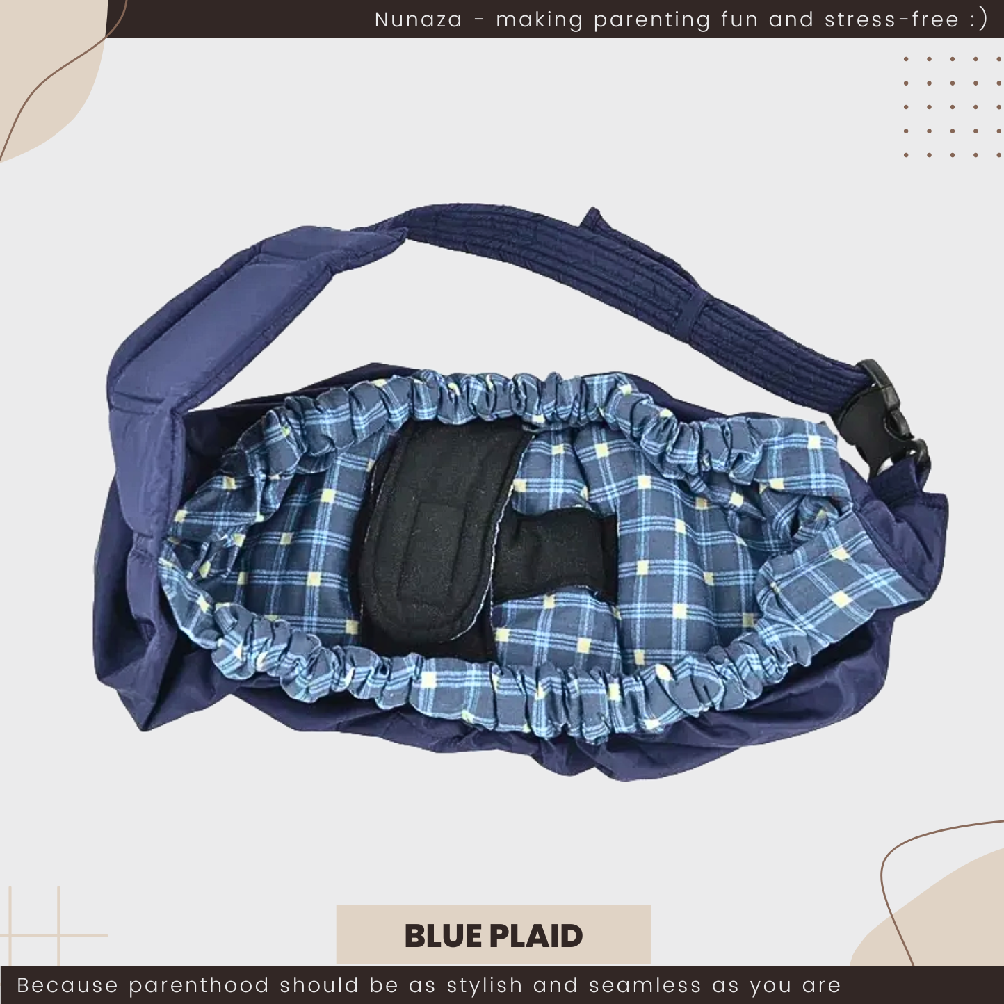 Newborn Cotton Baby Carrier Sling – Breathable Front Carry Wrap