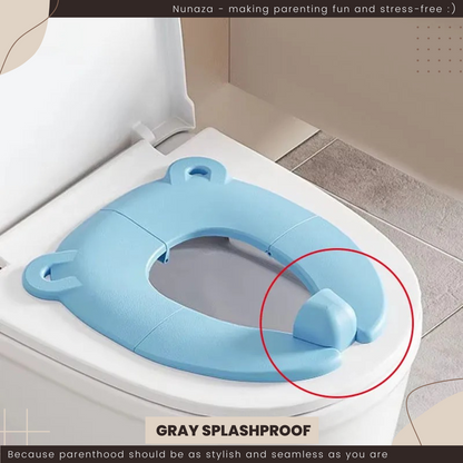 Portable Kids Toilet Seat – Soft, Travel-Friendly Cushion